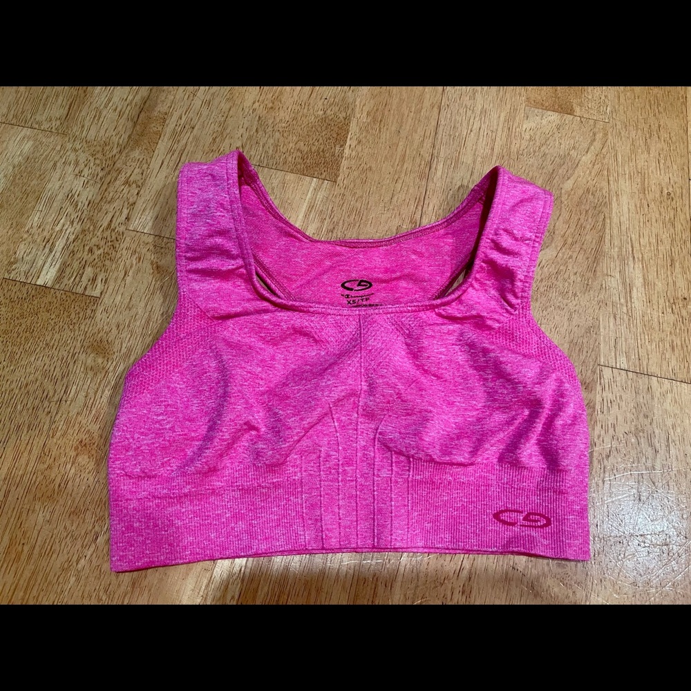 BOGO Deal Hot PINK & Black Champion Sports Bras XS